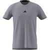 imageadidas Mens Designed for Training Workout TShirtGlory Grey Melange