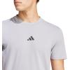 imageadidas Mens Designed for Training Workout TShirtGlory Grey Melange