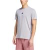 imageadidas Mens Designed for Training Workout TShirtGlory Grey Melange