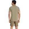imageadidas Mens Designed for Training Workout TShirtOlive Strata