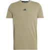 imageadidas Mens Designed for Training Workout TShirtOlive Strata