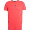 imageadidas Mens Designed for Training Workout TShirtPure Ruby