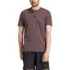 imageadidas Mens Designed for Training Workout TShirtShadow Brown