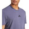imageadidas Mens Designed for Training Workout TShirtShadow Navy Melange