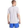 imageadidas Mens Designed for Training Workout TShirtSilver Dawn Melange