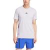 imageadidas Mens Designed for Training Workout TShirtSilver Dawn Melange