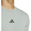 imageadidas Mens Designed for Training Workout TShirtSilver Green