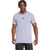 imageadidas Mens Designed for Training Workout TShirtSilver Violet