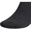 imageadidas Mens Socks Athletic Cushioned Quarter 6Pack Ankle Fit with Arch SupportBlackOnix Grey