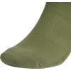 imageadidas Mens Socks Athletic Cushioned Quarter 6Pack Ankle Fit with Arch SupportOlive Strata GreenDark BlueCarbon Grey