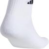 imageadidas Mens Socks Athletic Cushioned Quarter 6Pack Ankle Fit with Arch SupportWhiteAlumina BeigeCarbon Grey