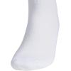 imageadidas Mens Socks Athletic Cushioned Quarter 6Pack Ankle Fit with Arch SupportWhiteBlack
