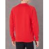 imageadidas Mens Trefoil Crew Neck Sweatshirt Casual  BlackBetter Scarlet