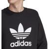 imageadidas Mens Trefoil Crew Neck Sweatshirt Casual  BlackBlack