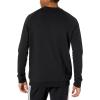 imageadidas Mens Trefoil Crew Neck Sweatshirt Casual  BlackBlackWhite