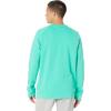 imageadidas Mens Trefoil Crew Neck Sweatshirt Casual  BlackGreenWhite