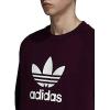 imageadidas Mens Trefoil Crew Neck Sweatshirt Casual  BlackMaroon