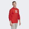 imageadidas Mens Trefoil Crew Neck Sweatshirt Casual  BlackRed