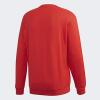 imageadidas Mens Trefoil Crew Neck Sweatshirt Casual  BlackRed