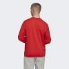 imageadidas Mens Trefoil Crew Neck Sweatshirt Casual  BlackRed