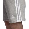 imageadidas Originals Mens 3Stripes ShortsMedium Grey Heather
