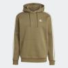 imageadidas Originals Mens Adicolor Classics 3Stripes HoodieOlive Strata