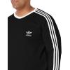 imageadidas Originals Mens Adicolor Classics 3Stripes Long Sleeve TeeBlack