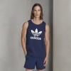 imageadidas Originals Mens Adicolor Trefoil Tank TopNight Indigo