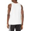 imageadidas Originals Mens Adicolor Trefoil Tank TopWhiteBlack