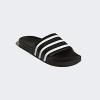 imageadidas Originals Mens Adilette Slide SandalBlackWhiteBlack
