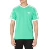 imageadidas Originals Mens Originals 3 Stripes Tee Clear Sky MediumGreen