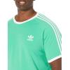 imageadidas Originals Mens Originals 3 Stripes Tee Clear Sky MediumGreen