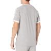 imageadidas Originals Mens Originals 3 Stripes Tee Clear Sky MediumMedium Grey Heather
