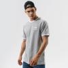 imageadidas Originals Mens Originals 3 Stripes Tee Clear Sky MediumMedium Grey HeatherWhite