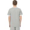 imageadidas Originals Mens Originals 3 Stripes Tee Clear Sky MediumMedium Grey HeatherWhite
