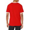 imageadidas Originals Mens Originals 3 Stripes Tee Clear Sky MediumRed