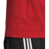 imageadidas Originals Mens Originals 3 Stripes Tee Clear Sky MediumScarlet