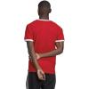 imageadidas Originals Mens Originals 3 Stripes Tee Clear Sky MediumScarlet