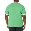 imageadidas Originals Mens Originals 3 Stripes Tee Clear Sky MediumSemi Screaming Green