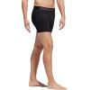 imageadidas Originals Mens Trefoil Athletic Comfort Fit Boxer Brief Underwear 2PackBlackOnix Grey