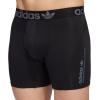 imageadidas Originals Mens Trefoil Athletic Comfort Fit Boxer Brief Underwear 2PackBlackOnix Grey