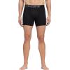 imageadidas Originals Mens Trefoil Athletic Comfort Fit Boxer Brief Underwear 2PackBlackOnix Grey