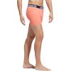 imageadidas Originals Mens Trefoil Athletic Comfort Fit Boxer Brief Underwear 2PackNight IndigoWhiteCoral Fusion Pink