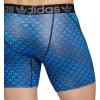imageadidas Originals Mens Trefoil Athletic Comfort Fit Boxer Brief Underwear 2PackOnix GreyBlackOg Monogram Blackbluebird