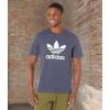 imageadidas Originals Mens Trefoil TeeShadow NavyWhite