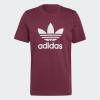 imageadidas Originals Mens Trefoil TeeVictory CrimsonWhite