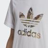 imageadidas Originals Mens Trefoil TeeWhiteWild Pine MelangeMulticolor