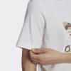 imageadidas Originals Mens Trefoil TeeWhiteWild Pine MelangeMulticolor