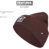 imageadidas Originals Tall Utility Cuff BeanieShadow Brown
