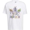 imageadidas Originals Womens Love Unites Trefoil TeeWhiteMulticolor